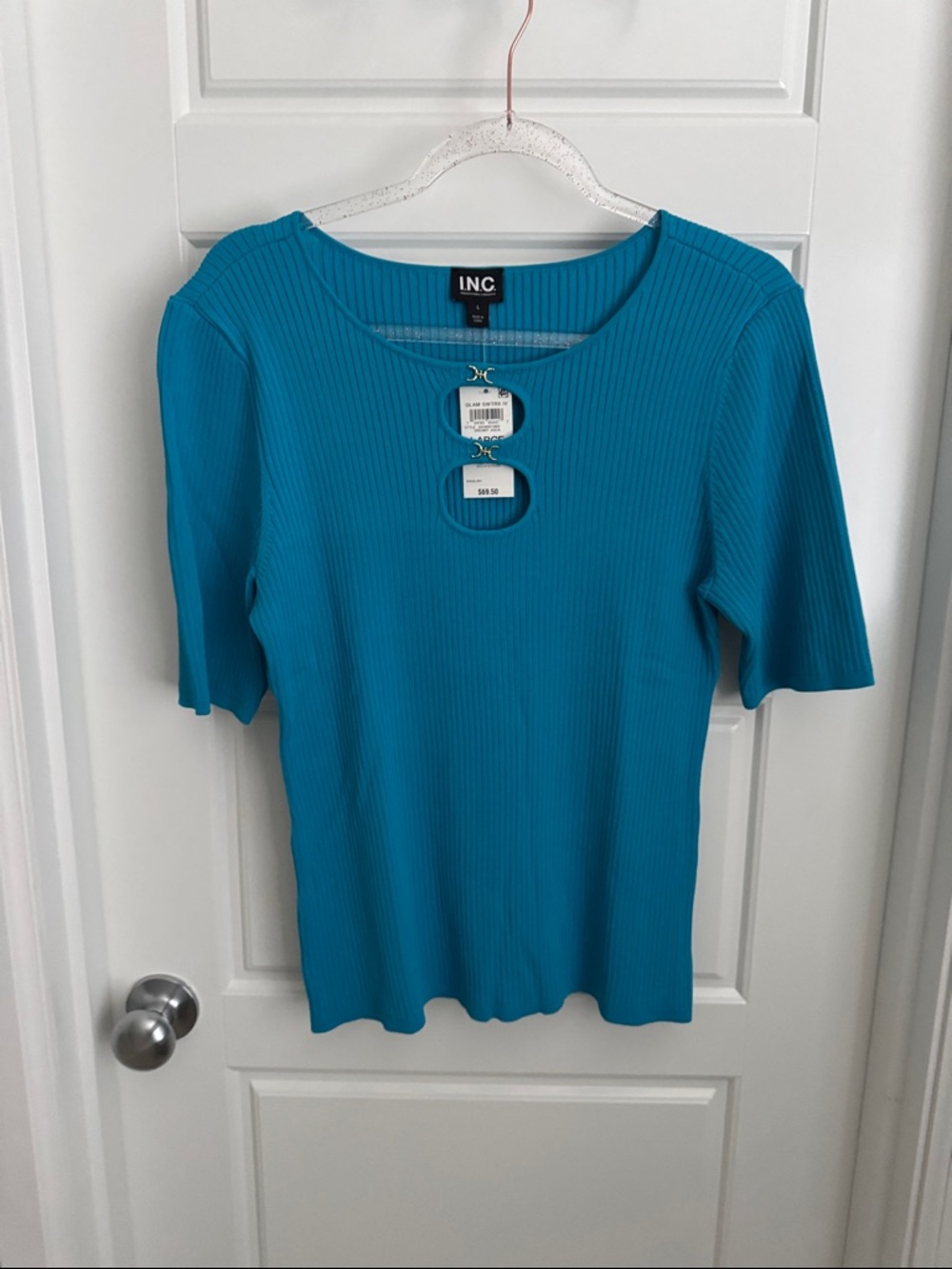 Inc. Women's Double-Cutout Sweater